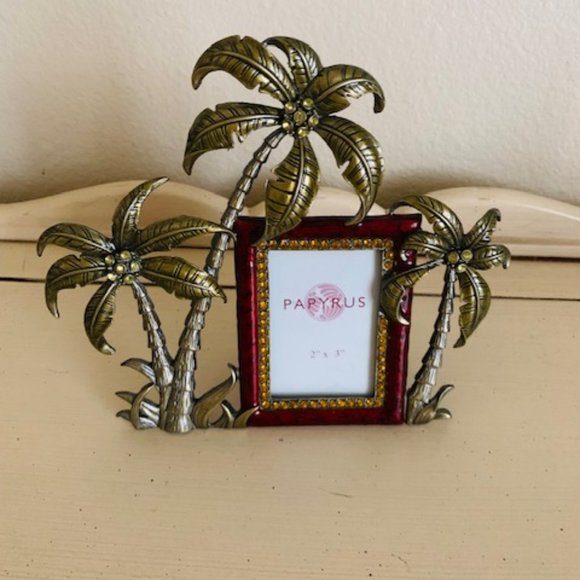 Papyrus Accents Papyrus Palm Tree Picture Frame New Without Tag